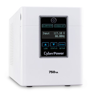 CyberPower M750L Mini-Tower UPS, UL Rated, sealed LCD panel, 6 NEMA 5-15R-HG